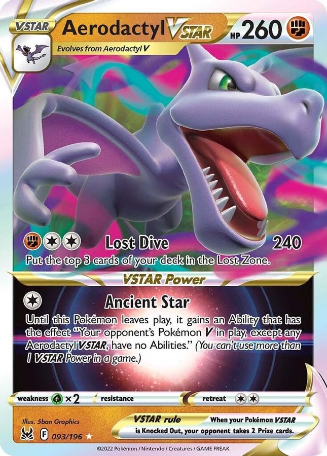 Aerodactyl VSTAR 093/196 - Monster Mart - Pokémon Cards Australia