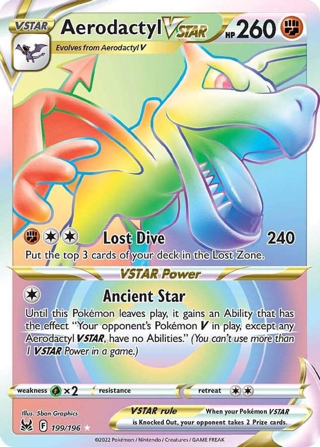 Aerodactyl VSTAR 199/196 - Monster Mart - Pokémon Cards Australia