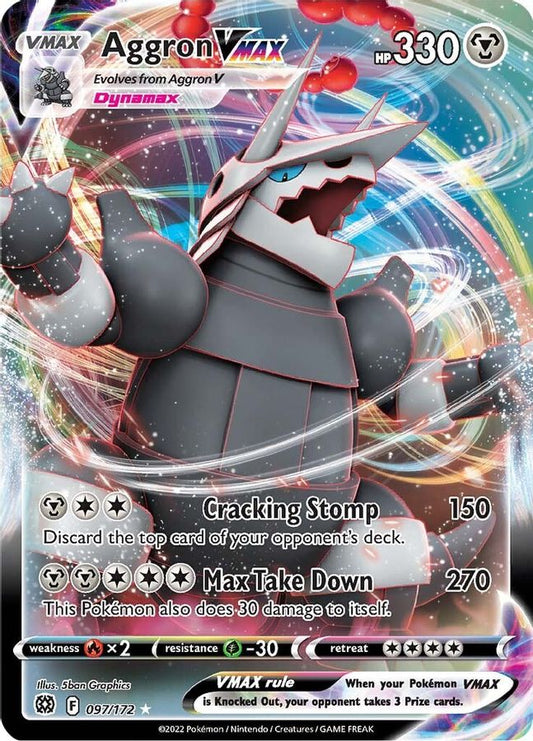 Aggron VMAX 097/172 - Monster Mart - Pokémon Cards Australia