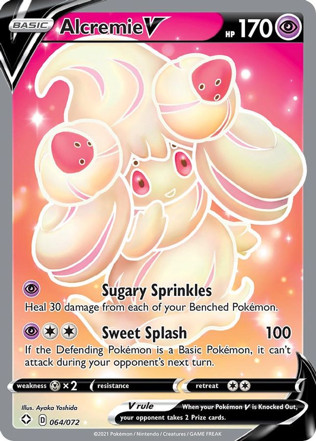 Alcremie V 064/072 - Monster Mart - Pokémon Cards Australia