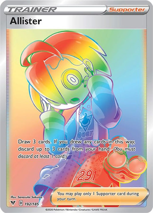Allister 192/185 - Monster Mart - Pokémon Cards Australia