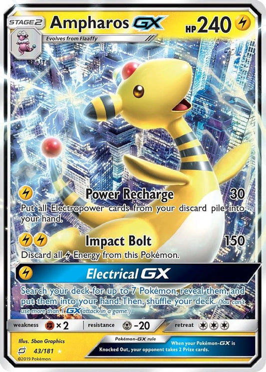 Ampharos GX 43/181 - Monster Mart - Pokémon Cards Australia