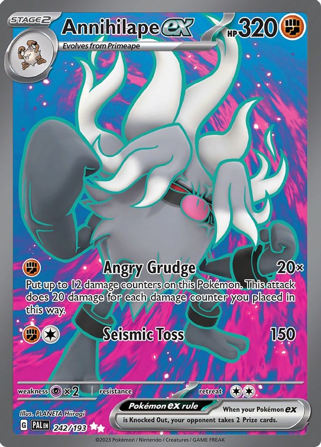 Annihilape EX 242/193 - Monster Mart - Pokémon Cards Australia