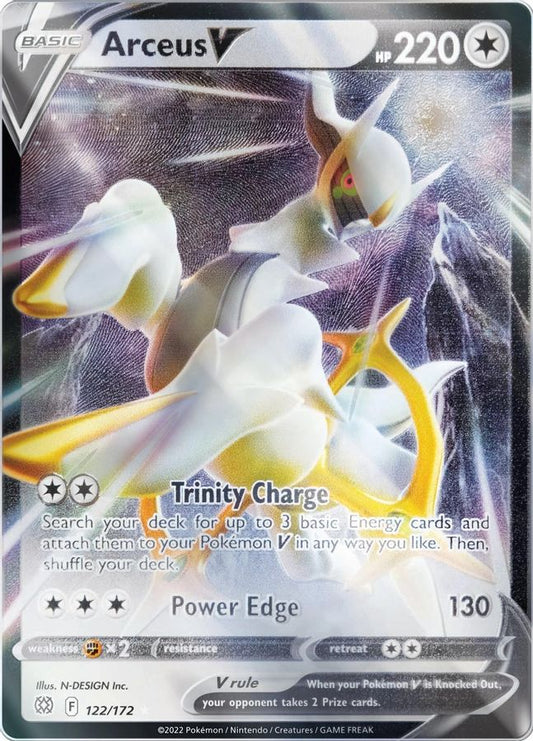 Arceus V 122/172 - Monster Mart - Pokémon Cards Australia
