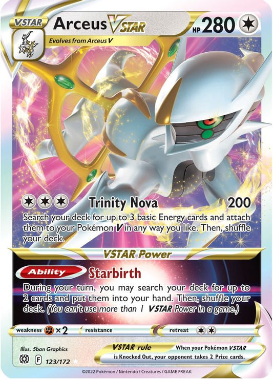 Arceus VSTAR 123/172 - Monster Mart - Pokémon Cards Australia