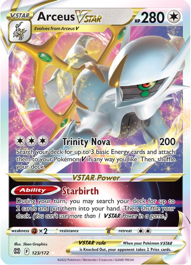 Arceus VSTAR 123/172 - Monster Mart - Pokémon Cards Australia