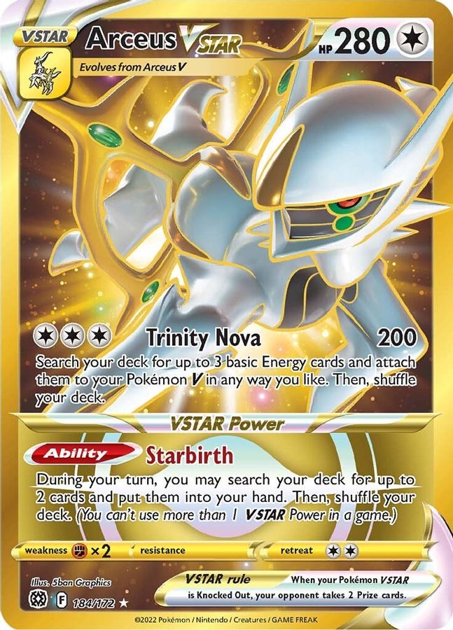 Arceus VSTAR 184/172 - Monster Mart - Pokémon Cards Australia