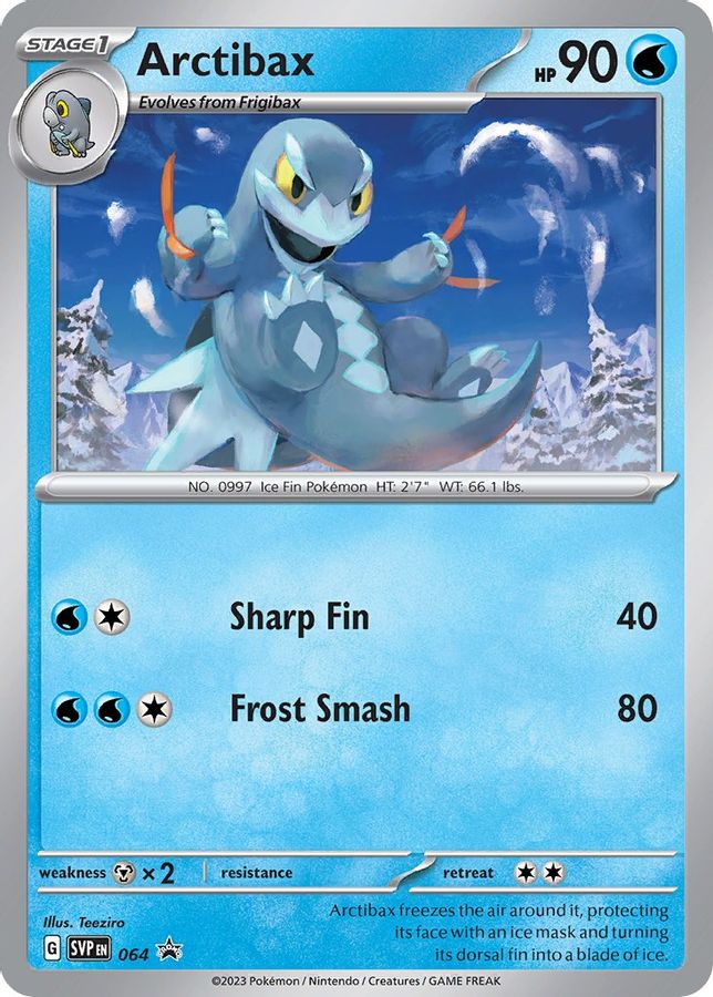 Arctibax 064 - Monster Mart - Pokémon Cards Australia