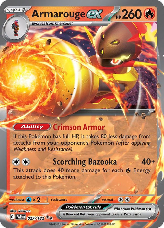 Armarouge EX 027/182 - Monster Mart - Pokémon Cards Australia