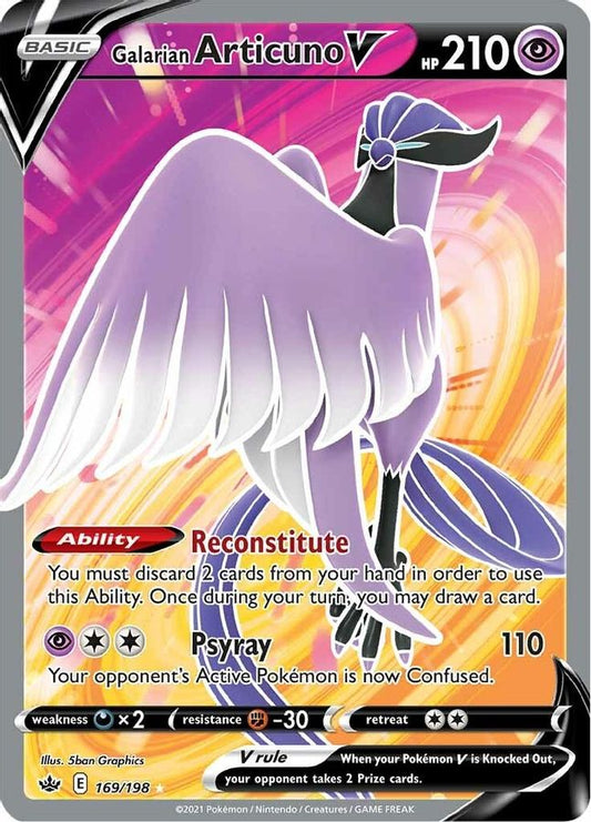 Articuno V 169/198 - Monster Mart - Pokémon Cards Australia