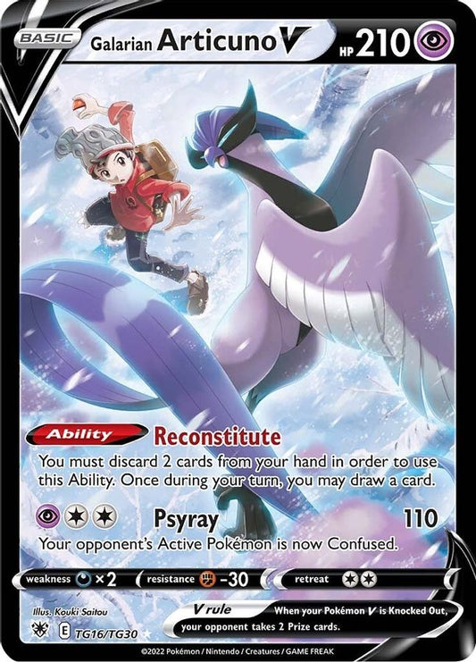 Articuno V TG16/TG30 - Monster Mart - Pokémon Cards Australia