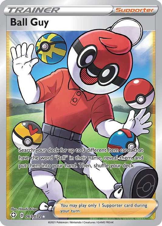 Ball Guy 065/072 - Monster Mart - Pokémon Cards Australia