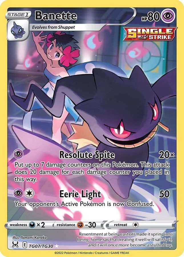 Banette TG07/TG30 - Monster Mart - Pokémon Cards Australia