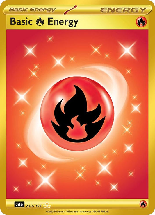 Basic Fire Energy 230/197 - Monster Mart - Pokémon Cards Australia