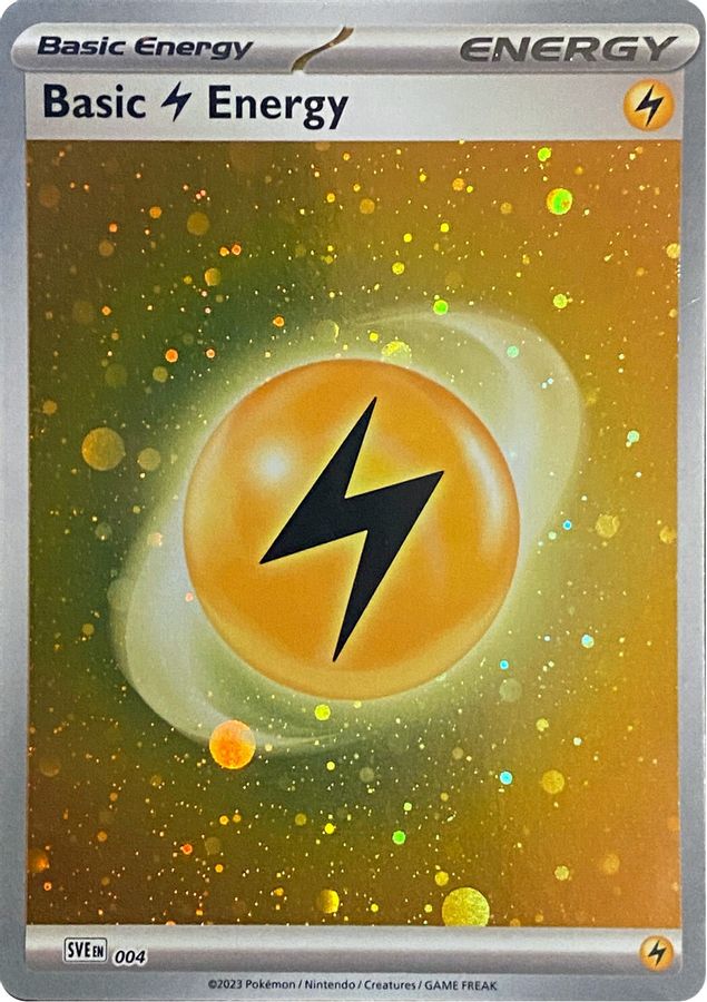 Basic Lightning Energy Cosmos Holo 004 - Monster Mart - Pokémon Cards Australia
