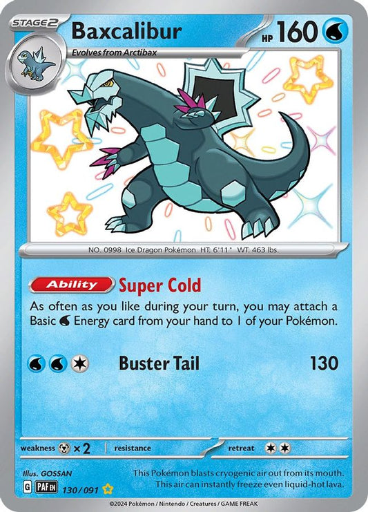 Baxcalibur 130/091 - Monster Mart - Pokémon Cards Australia