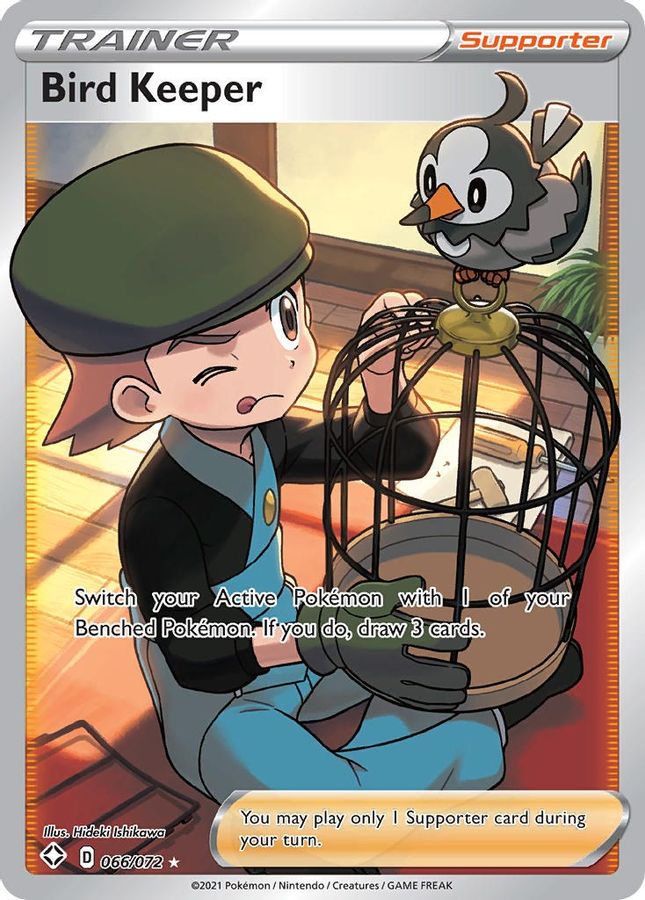 Bird Keeper 066/072 - Monster Mart - Pokémon Cards Australia