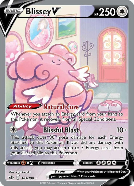 Blissey V 183/198 - Monster Mart - Pokémon Cards Australia