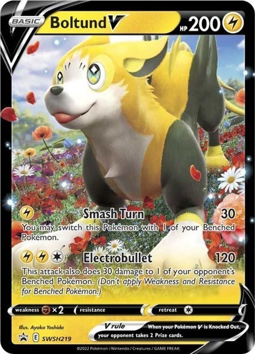 Boltund V Promo SWSH219 - Monster Mart - Pokémon Cards Australia