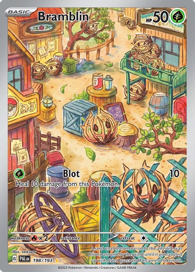 Bramblin 198/193 - Monster Mart - Pokémon Cards Australia