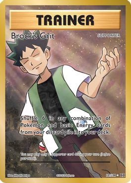 Brock's Grit 107/108 - Monster Mart - Pokémon Cards Australia
