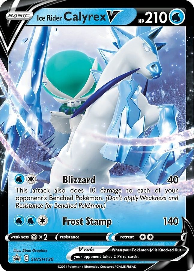 Calyrex V SWSH130 - Monster Mart - Pokémon Cards Australia