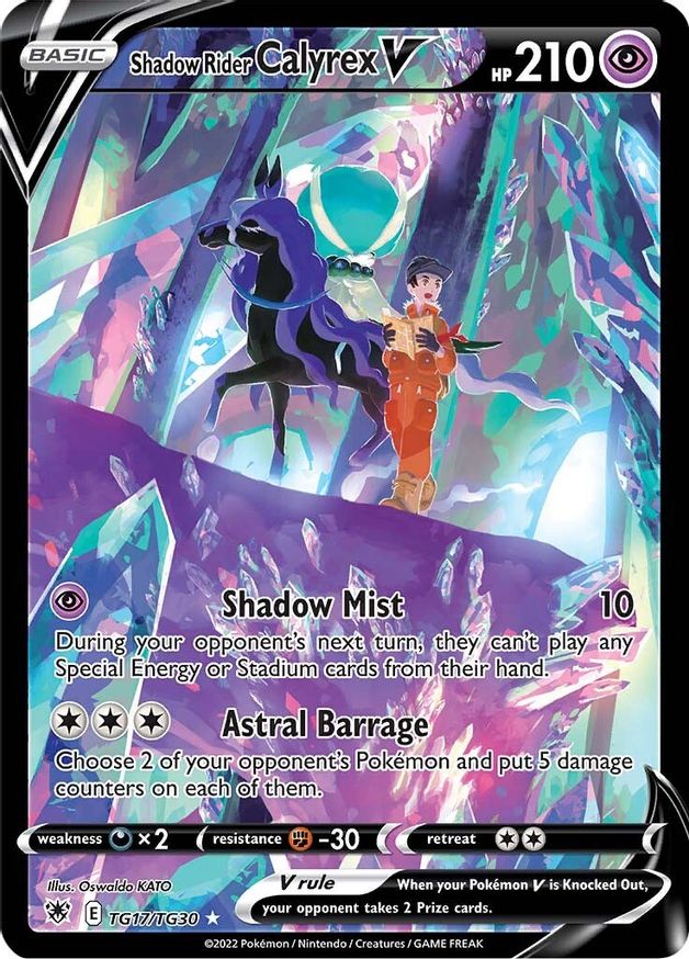 Calyrex V TG17/TG30 - Monster Mart - Pokémon Cards Australia