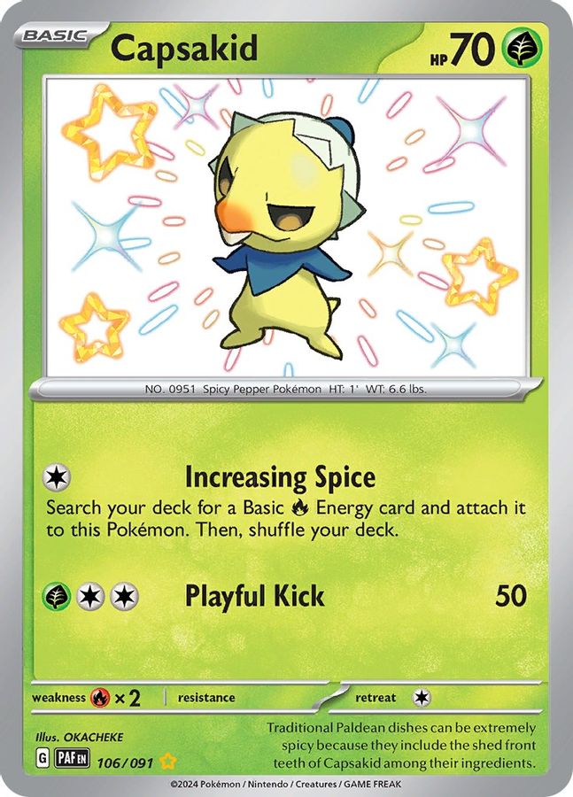 Capsakid 106/091 - Monster Mart - Pokémon Cards Australia