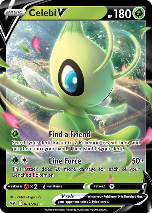 Celebi V 001/202 - Monster Mart - Pokémon Cards Australia