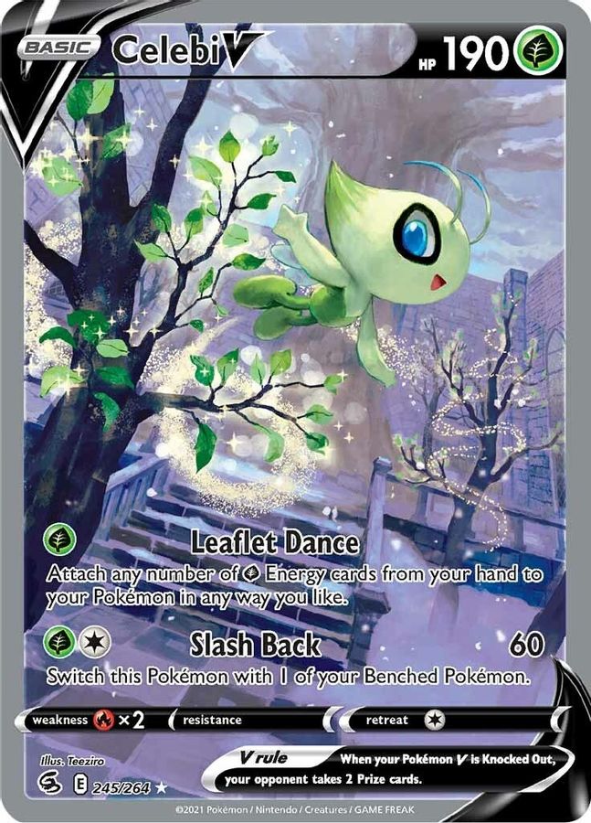 Celebi V 245/264 - Monster Mart - Pokémon Cards Australia