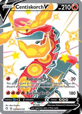 Centiskorch V SV108/SV122 - Monster Mart - Pokémon Cards Australia