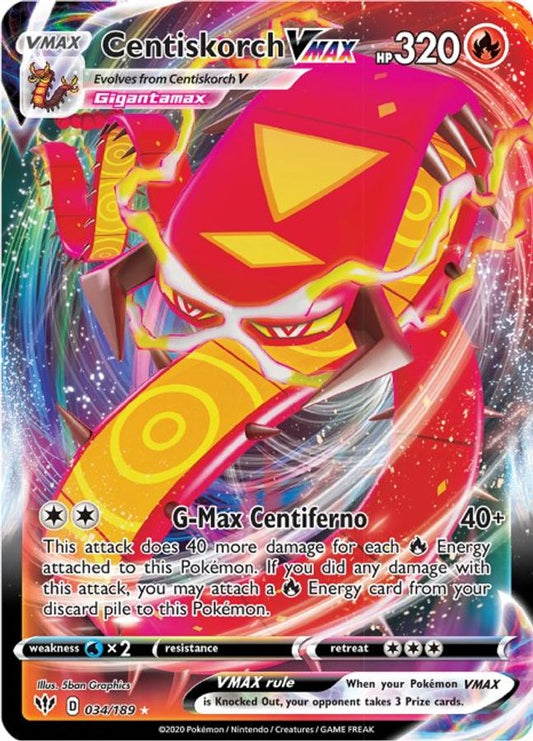 Centiskorch VMAX 034/189 - Monster Mart - Pokémon Cards Australia