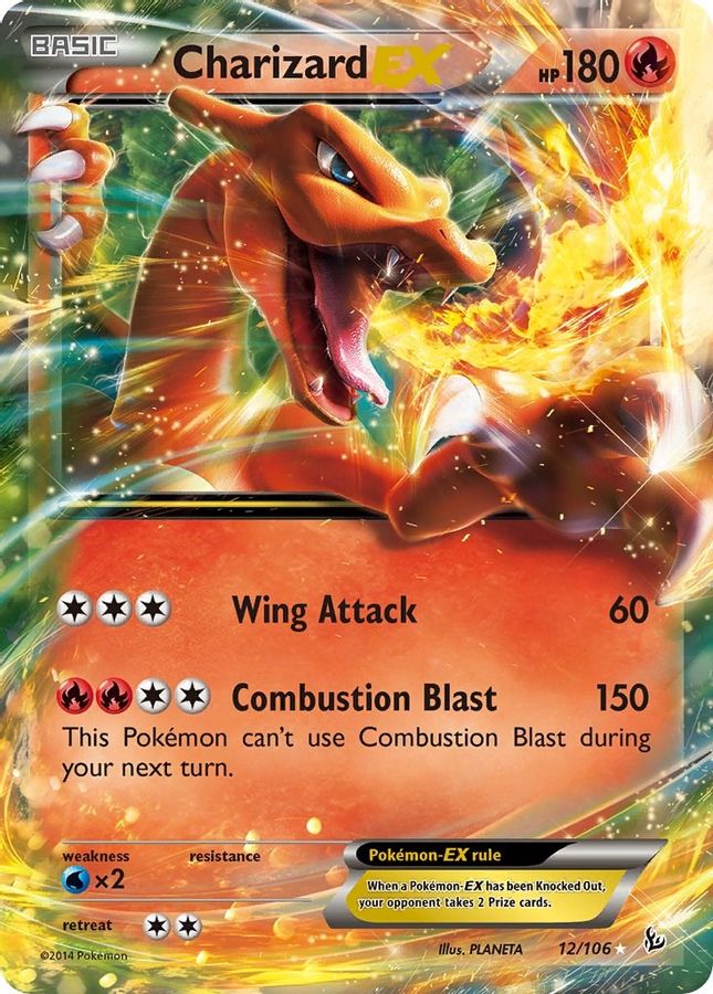 Charizard EX 12/106 - Monster Mart - Pokémon Cards Australia