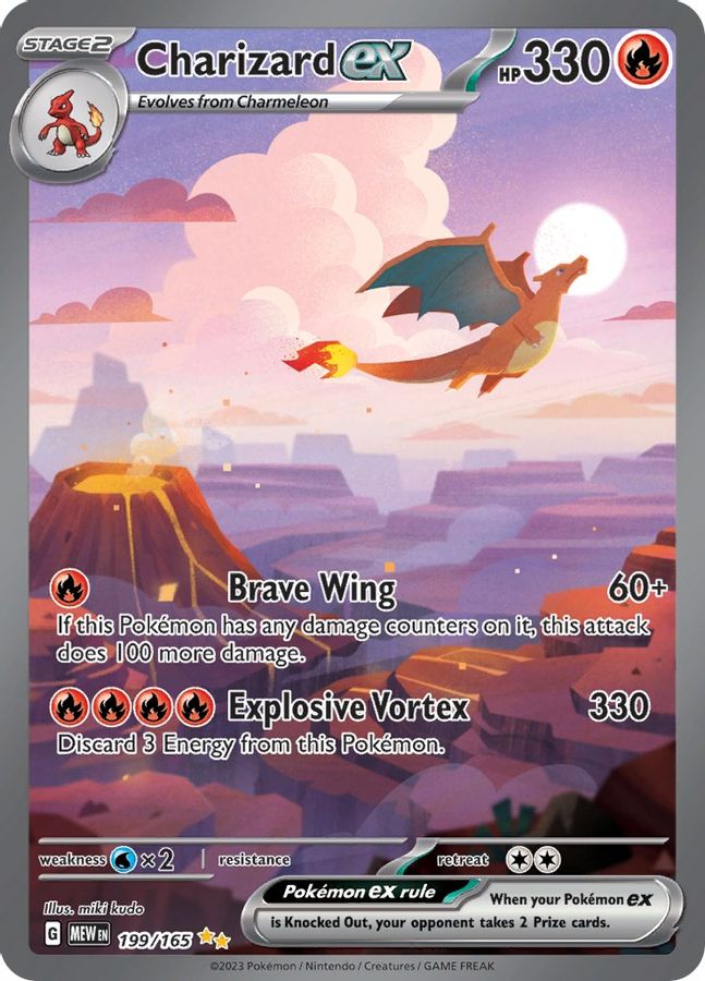 Charizard EX 199/165 - Monster Mart - Pokémon Cards Australia