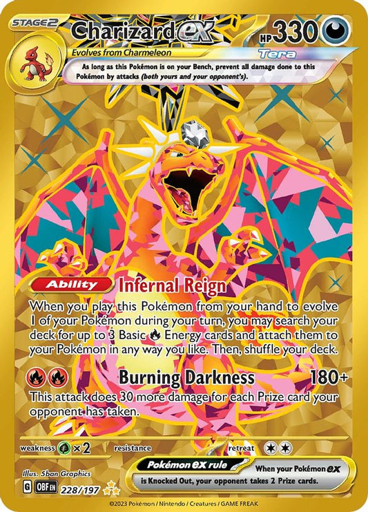 Charizard EX 228/197 - Monster Mart - Pokémon Cards Australia