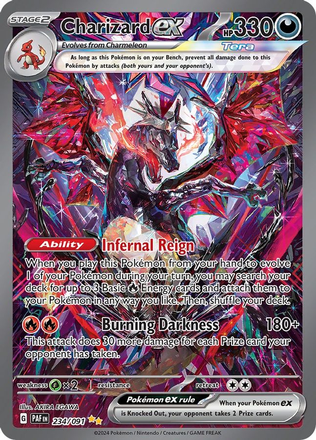 Charizard EX 234/091 - Monster Mart - Pokémon Cards Australia