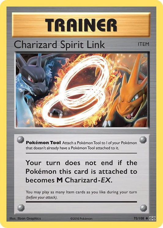 Charizard Spirit Link Reverse Holo 75/108 - Monster Mart - Pokémon Cards Australia