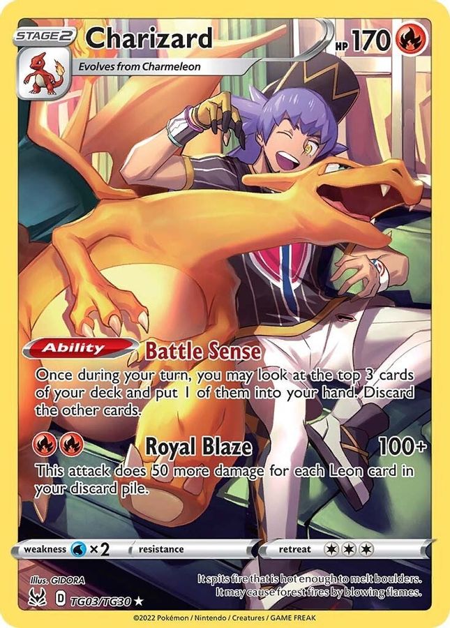 Charizard TG03/TG30 - Monster Mart - Pokémon Cards Australia