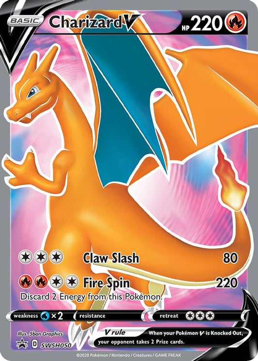 Charizard V SWSH050 - Monster Mart - Pokémon Cards Australia