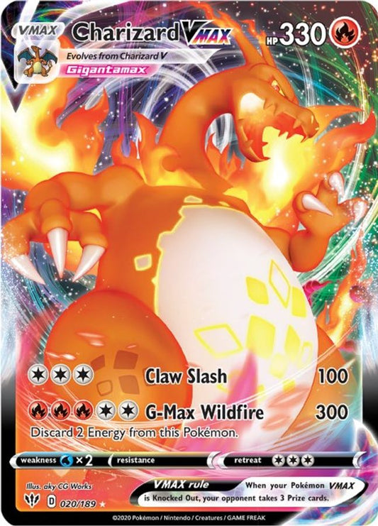 Charizard VMAX 020/189 - Monster Mart - Pokémon Cards Australia