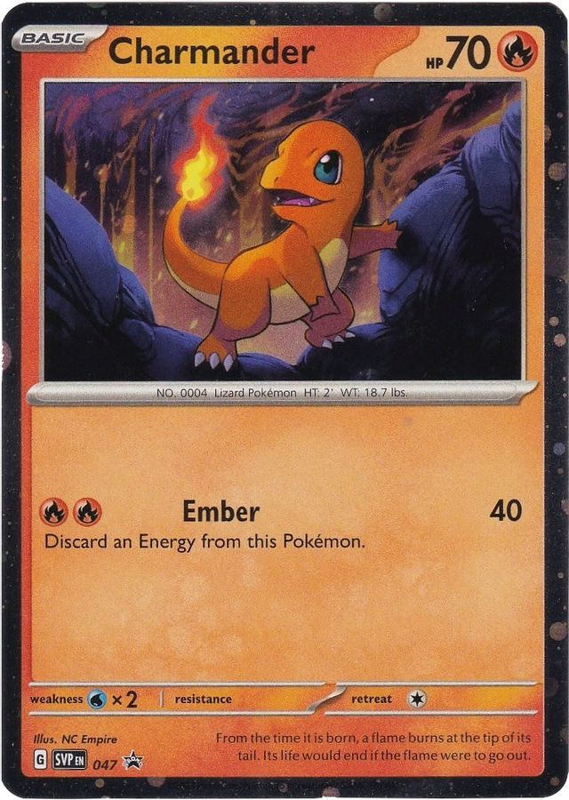 Charmander 047 Cosmos Holo - Monster Mart - Pokémon Cards Australia