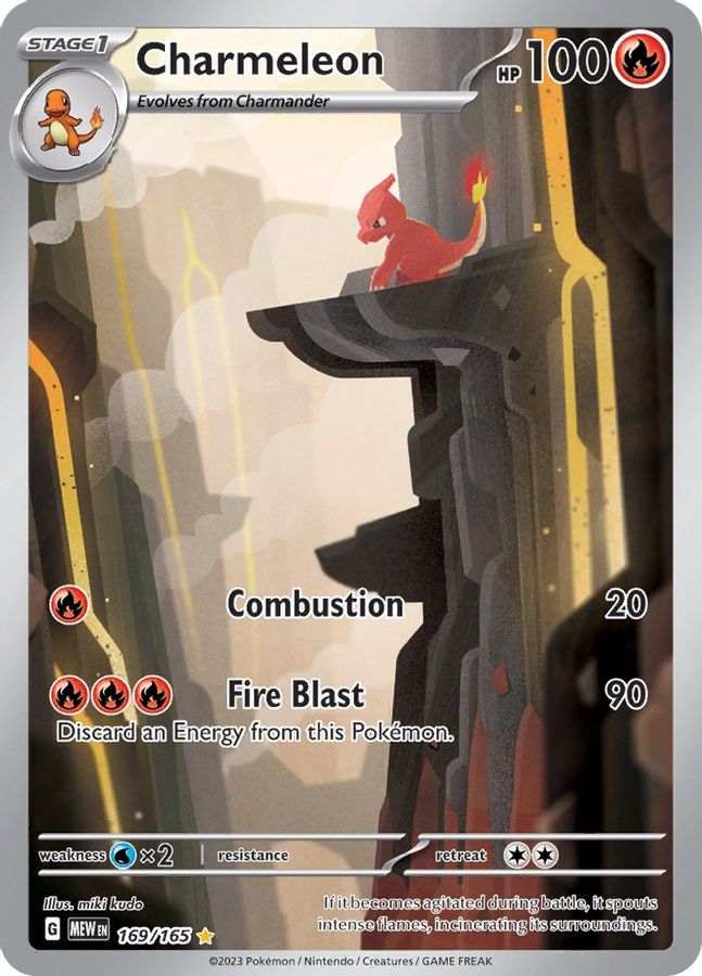 Charmeleon 169/165 - Monster Mart - Pokémon Cards Australia