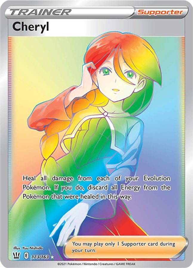 Cheryl Trainer Rainbow 173/163 - Monster Mart - Pokémon Cards Australia