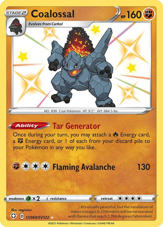 Coalossal SV069/SV122 - Monster Mart - Pokémon Cards Australia
