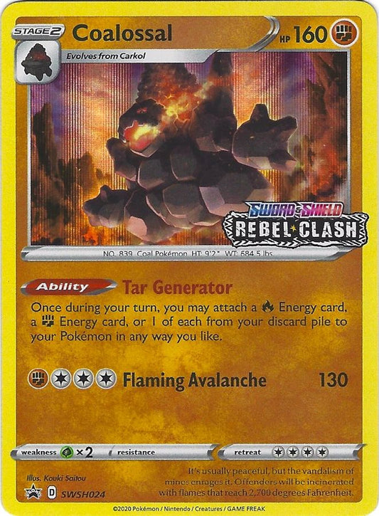 Coalossal SWSH024 - Monster Mart - Pokémon Cards Australia