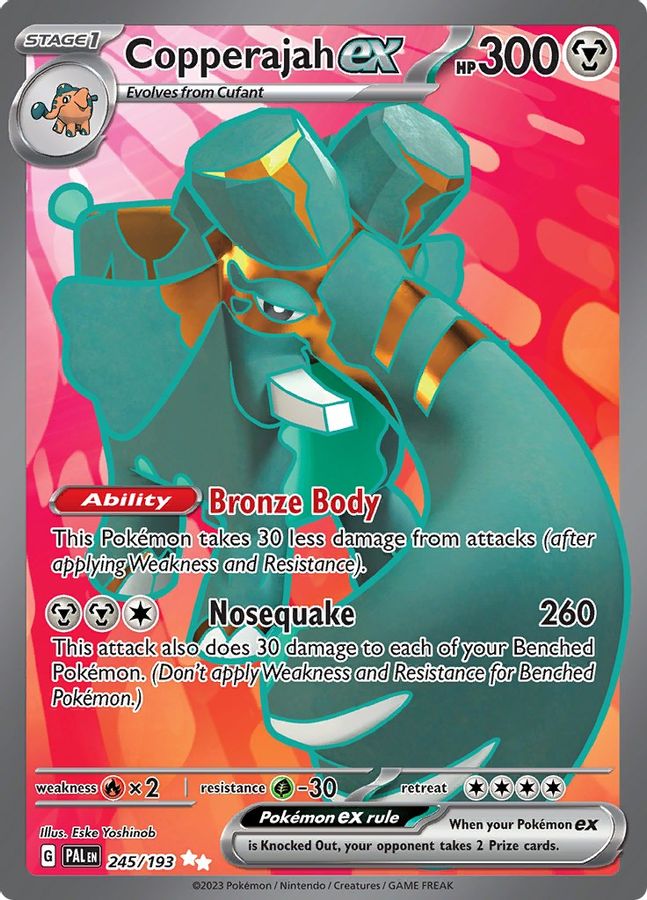 Copperajah EX 245/193 Raw Card