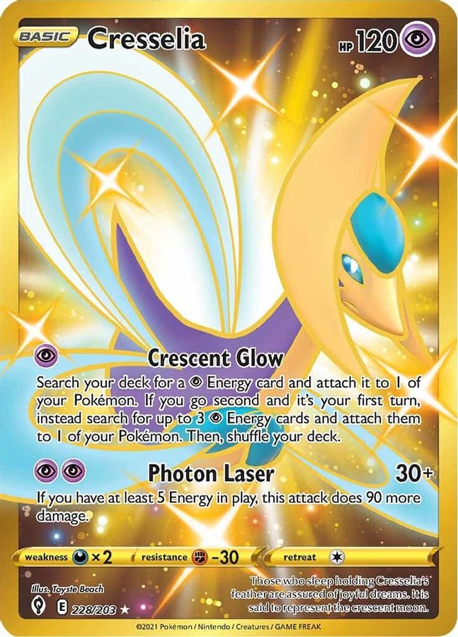 Cresselia 228/203 - Monster Mart - Pokémon Cards Australia