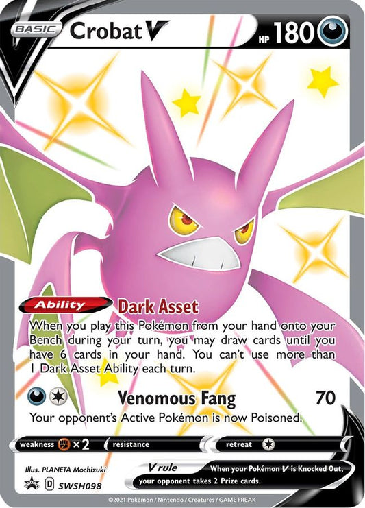 Crobat V SWSH098 - Monster Mart - Pokémon Cards Australia