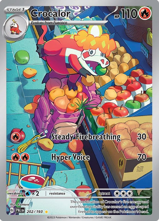 Crocalor 202/193 - Monster Mart - Pokémon Cards Australia