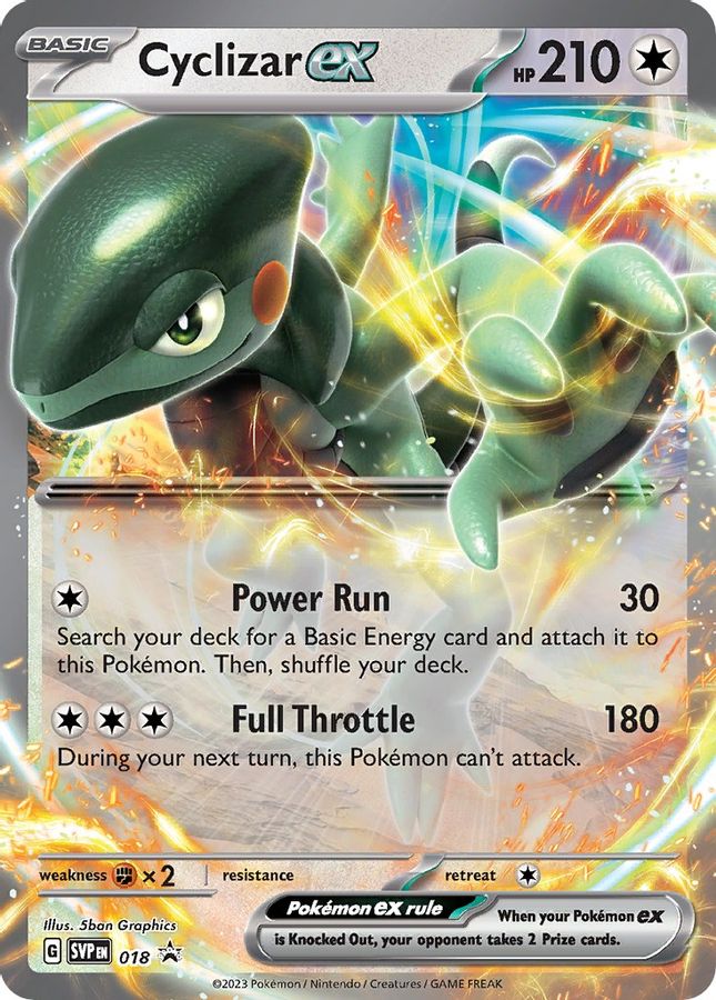 Cyclizar EX 018 - Raw Card for Collectors and Players Cyclizar EX 018 - Raw Card for Collectors and Players